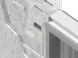 Preview: UNICO LUCE 150 mm Schiebetürsystem für doppelflügelige Glas- & Holztürblätter in Massivwand