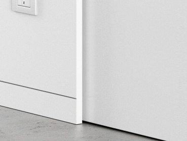 PLANO SL Sockel-Ansatzprofil für Syntesis Line (Luce) Schiebetürkasten Massivwand - 4 Stk.